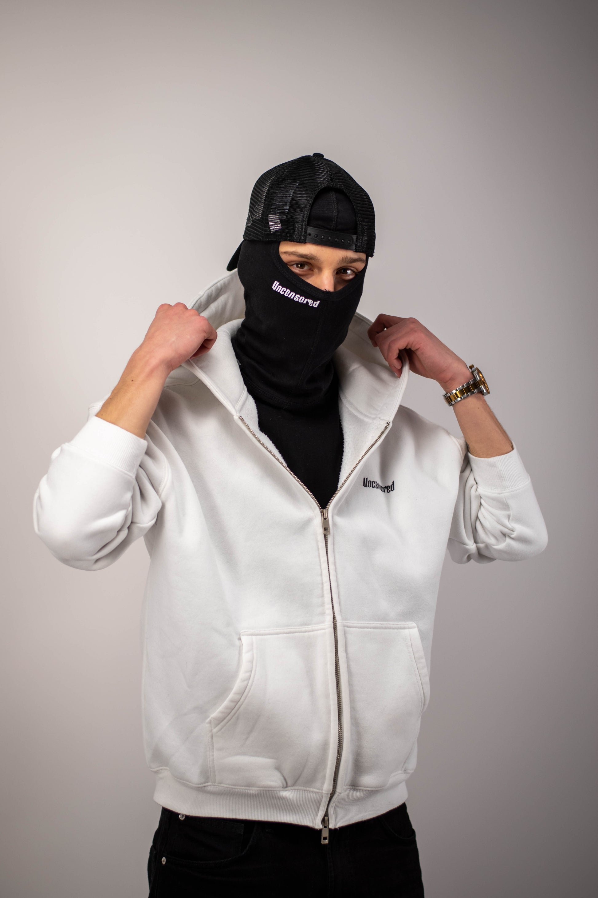 Zip-up hoodie