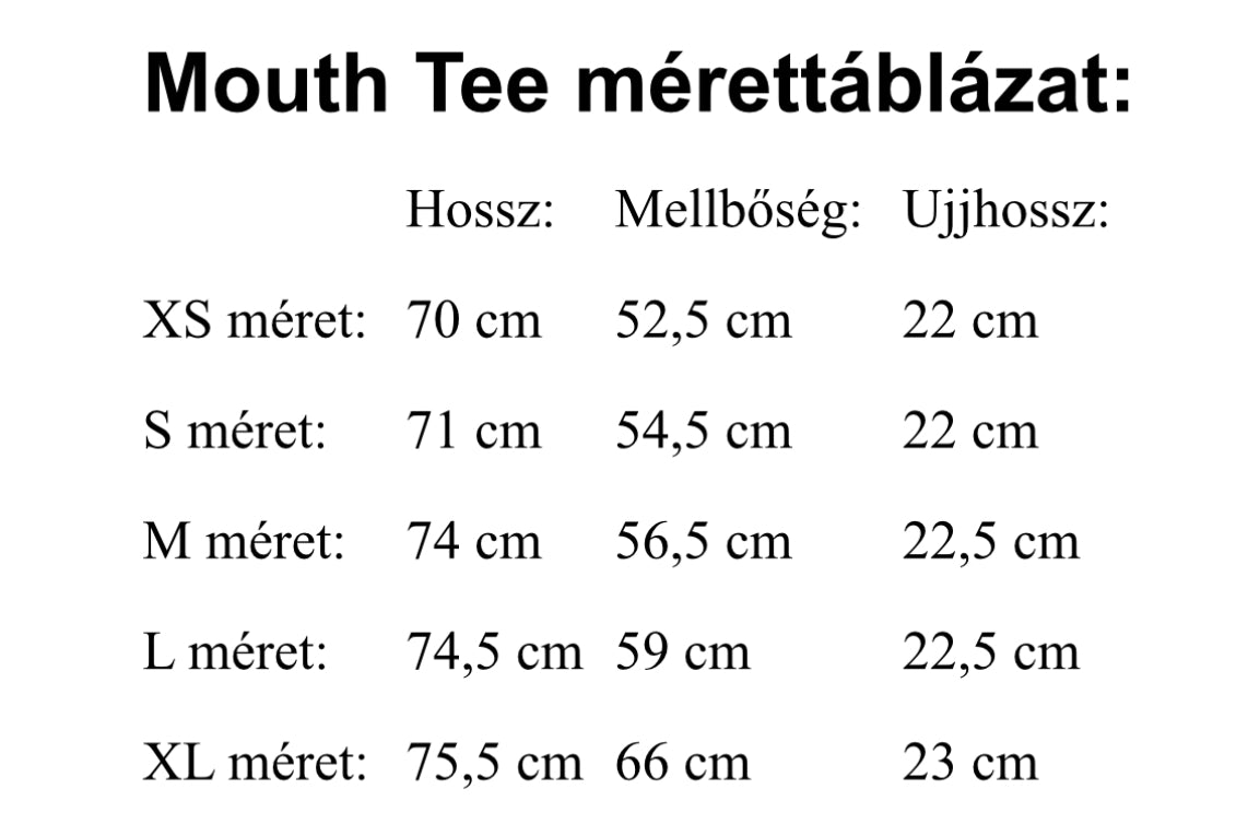 The Mouth Tee white