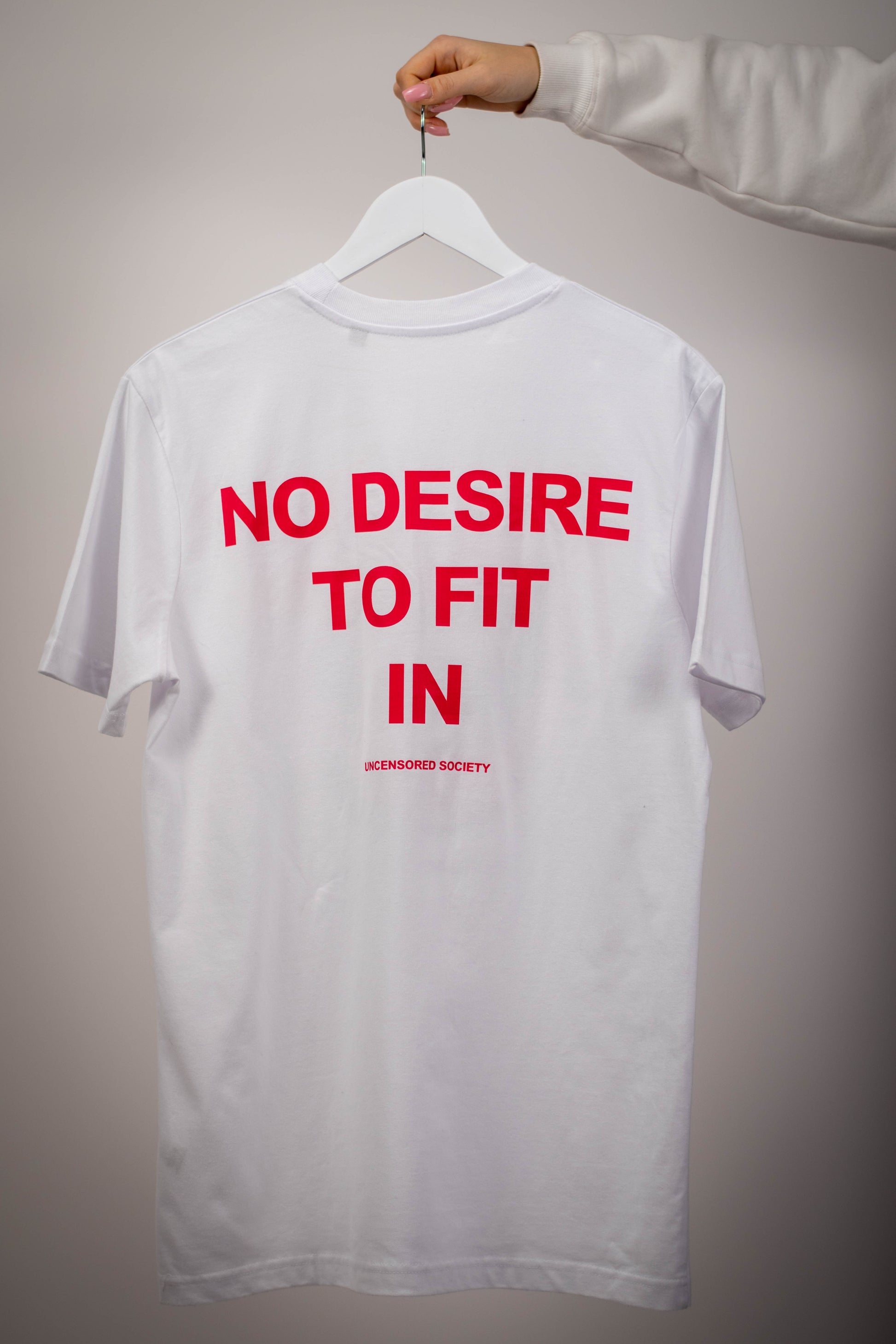 The Mouth Tee white
