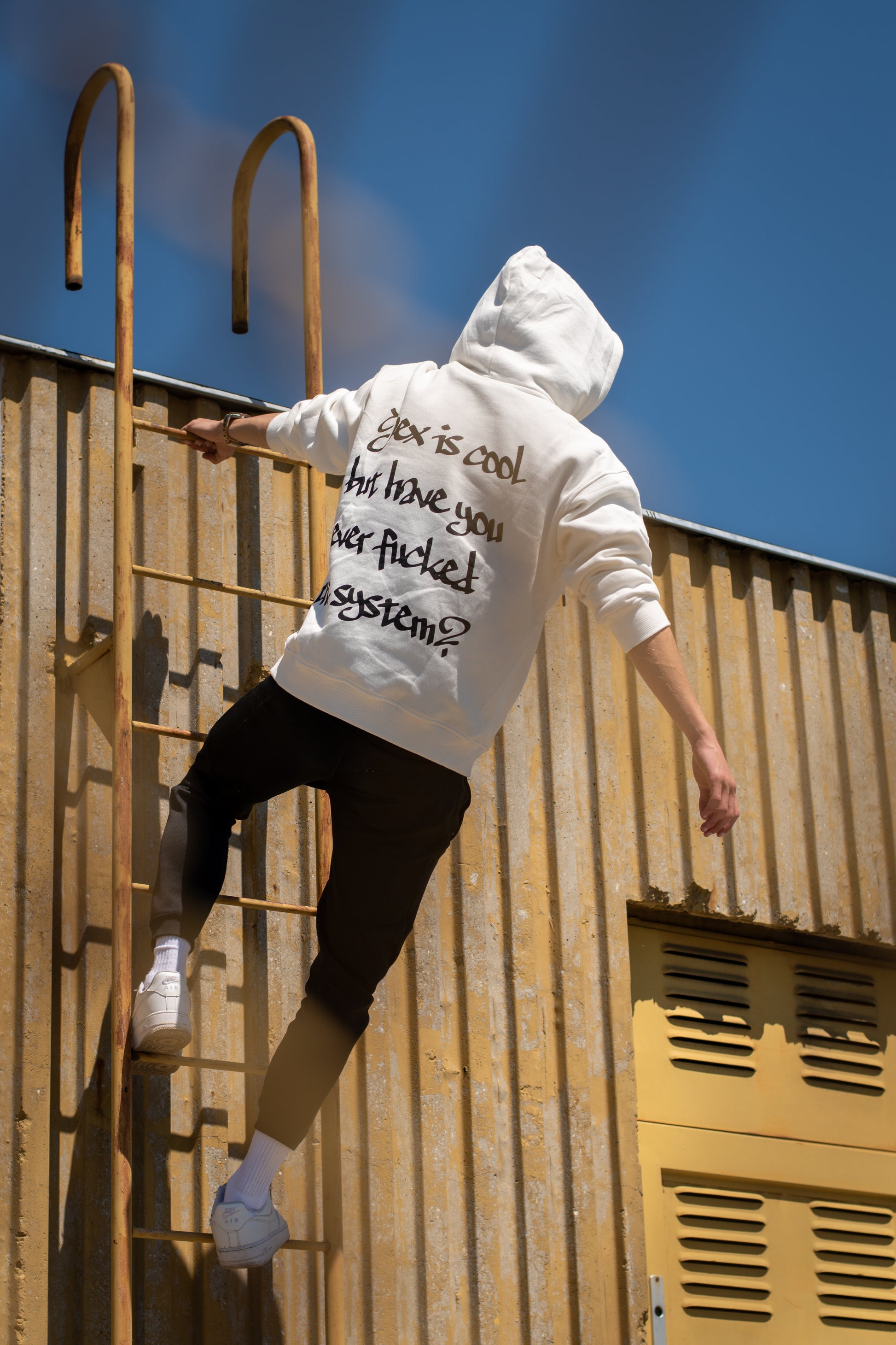 Sex Is Cool Hoodie White