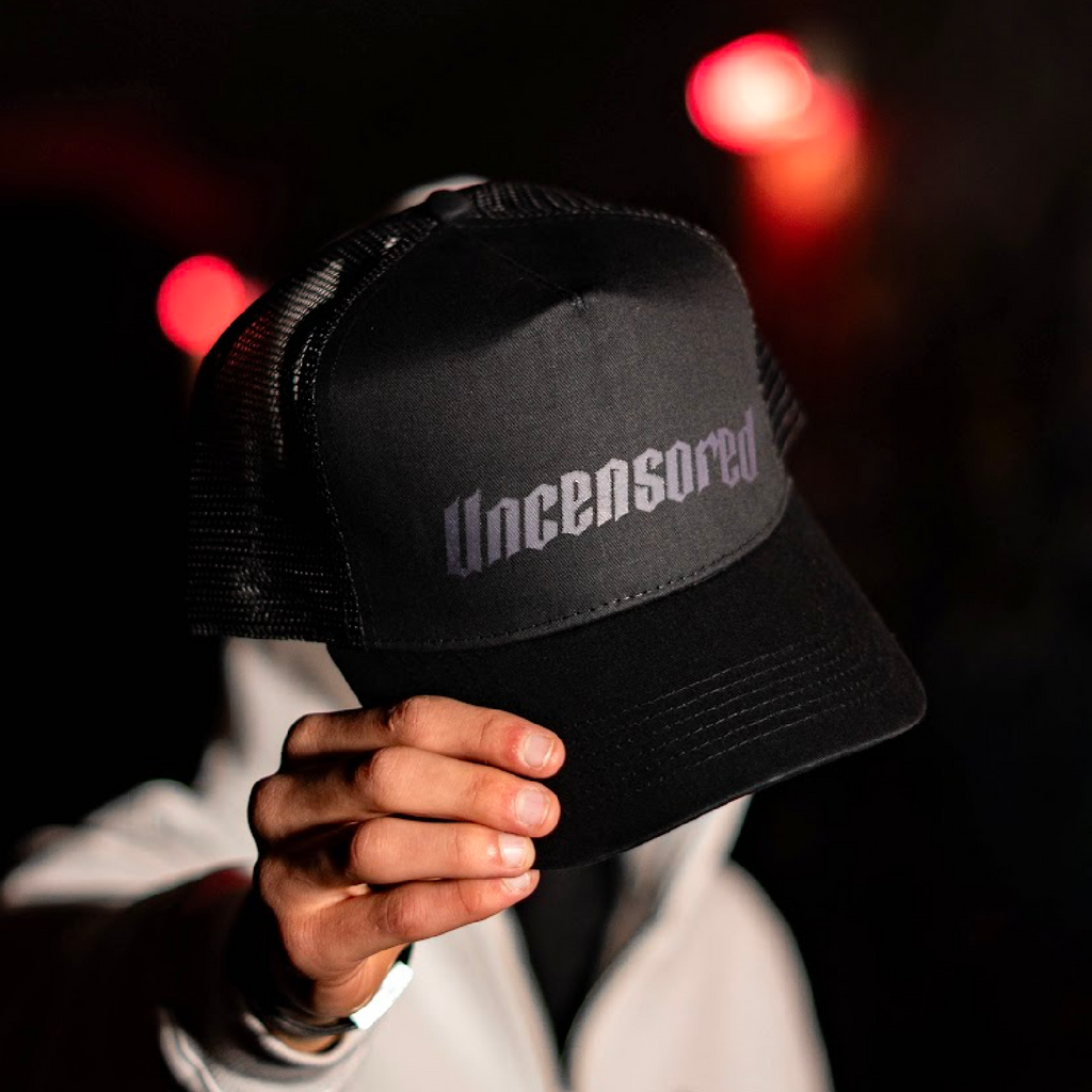 Trucker Hat Black On Black