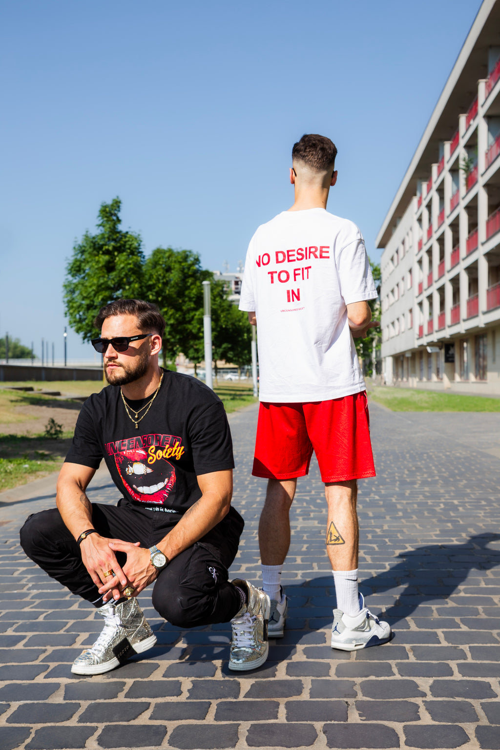 The Mouth Tee white