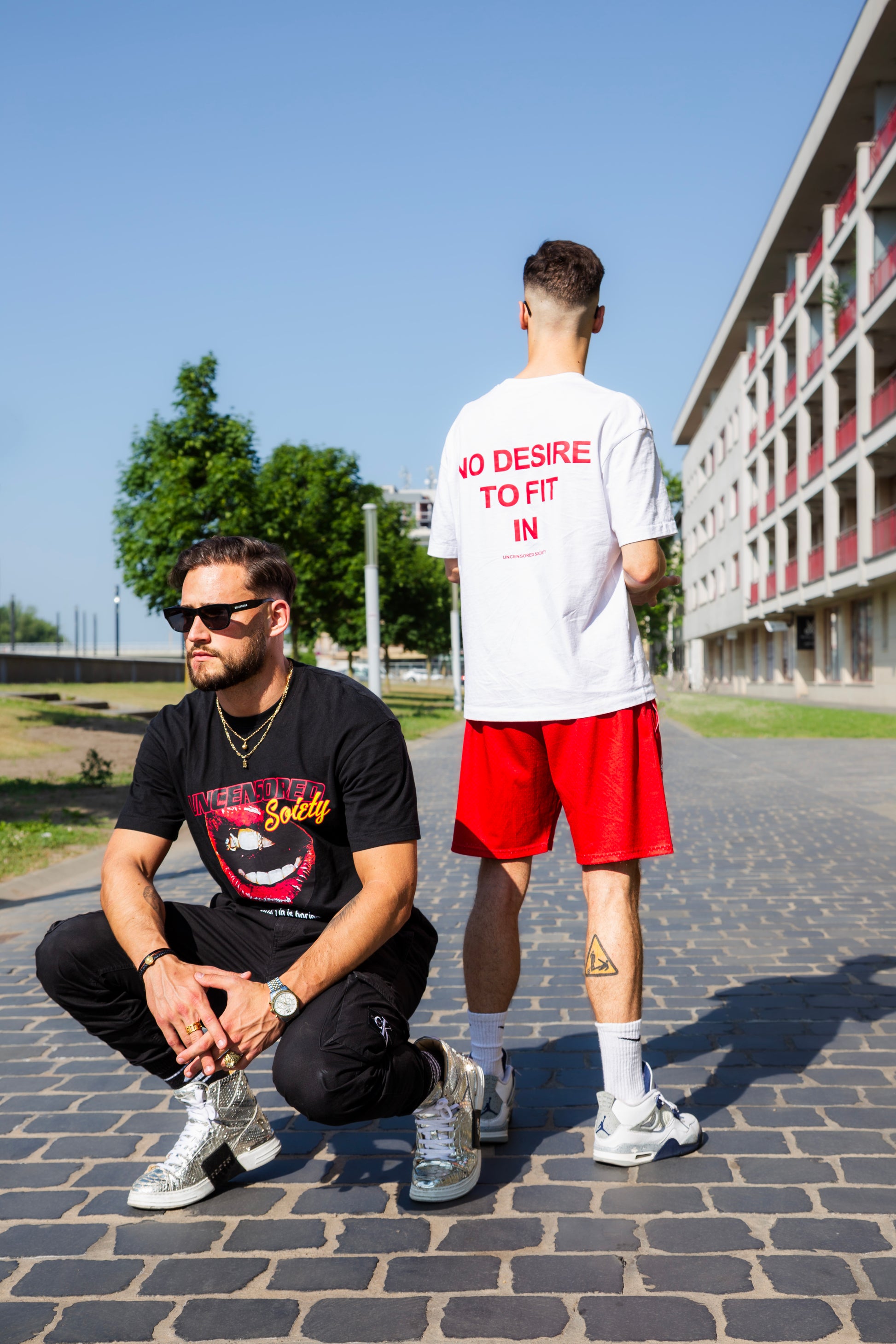 The Mouth Tee white