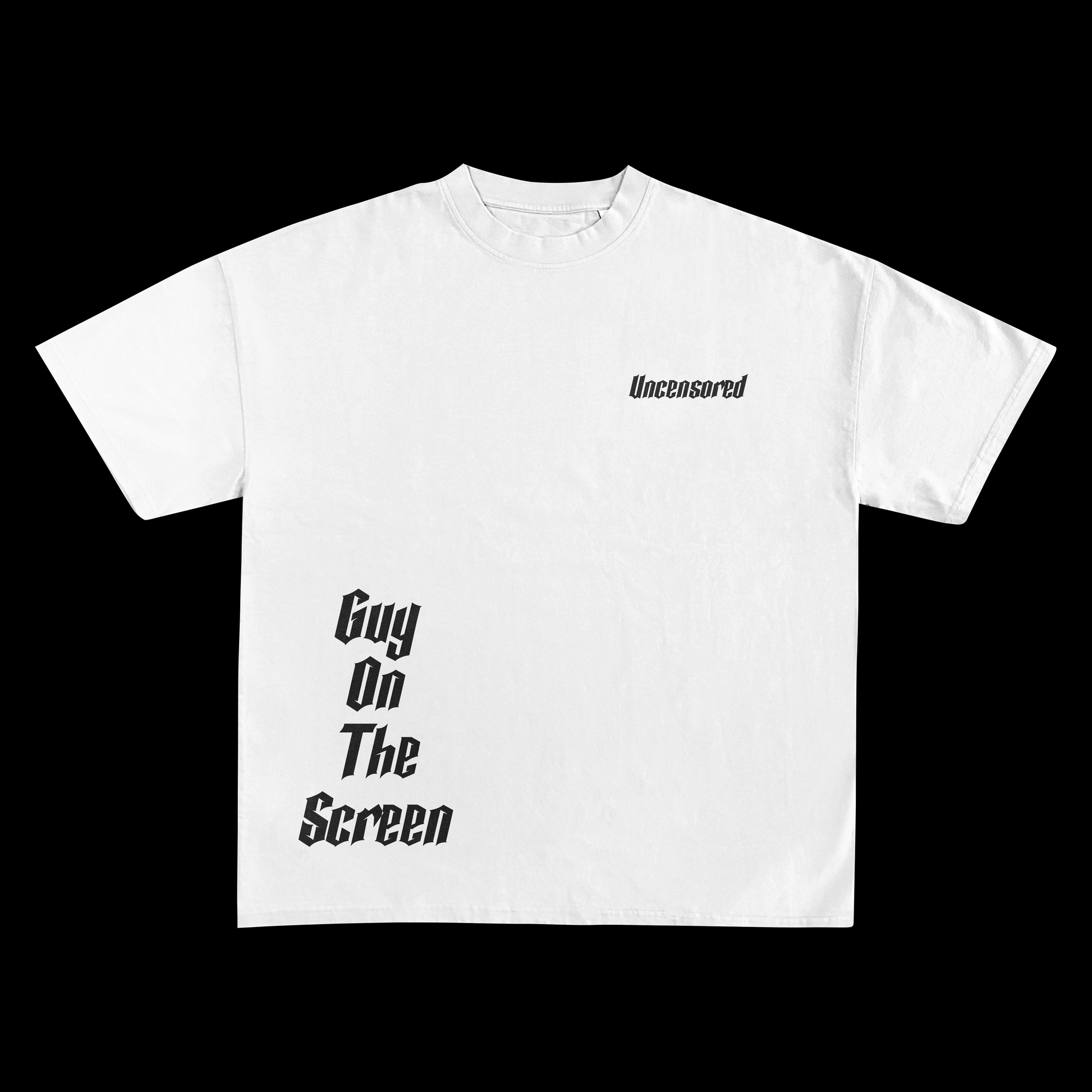 Uncensored x IamMate T-shirt white
